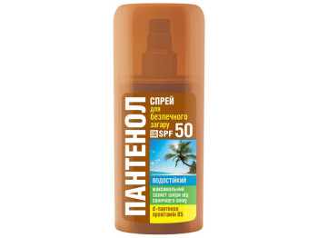 Спрей для безопасного загара Біокон ПАНТЕНОЛ водостойкий SPF50 95мл