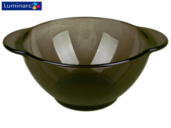 Бульйонниця з вушками Luminarc димчата 500мл 18x14x7см 10806