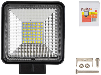 Фара рабочего света Pulso, WLP-SB56A FLOOD, 64Led х 0,9W, 106х106х50мм, 9-36V, 56W, 6000K