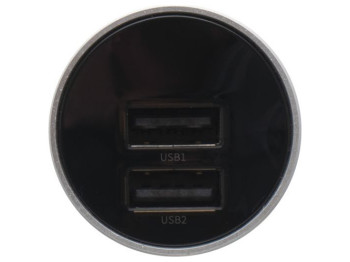 Автомобільний зарядний пристрій Baseus Digital Display CCBX 4.8A 24W Колір Чорно-Сiрий, 0G