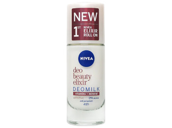 Дезодорант-антиперспірант кульковий Nivea Deo "Mild" б'юті еліксир, 48 годин 40мл