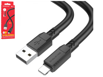 Кабель USB Borofone BX81 Lightning, Чорний