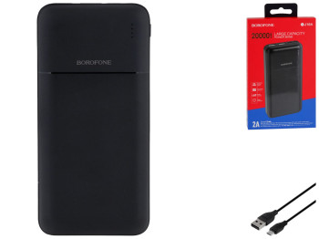 Універсальна Мобільна Батарея Borofone BJ16A Cube 20000 mAh Колір Чорний
