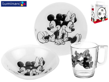 Набор детской посуды Luminarc Disney Fun Story (цена за набор 3 предмета) 53731