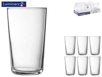 Набір скланок Luminarc Theo високих, 380мл (ціна за набір 6шт) 45828
