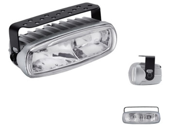 Фара дополнительная DLAA, 600-W, 2хH3-12V-55W, 145x50мм (цена за 2шт)