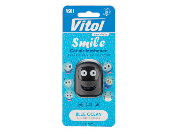 Освежитель воздуха Vitol Smile Blue Ocean, 4мл