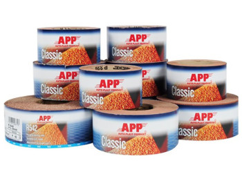 Наждачная бумага водостойкая APP R115 115мм х 25м, P_40 в рулоне, Ersta, коричневая (40R0040)