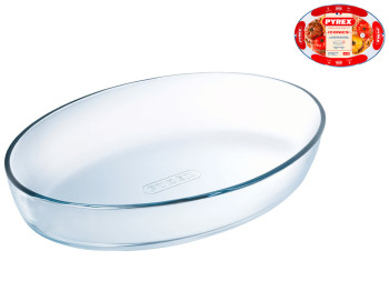 Форма скляна Pyrex, овальна, 40х27х7см, 4,2л, 313761000064