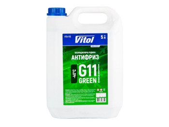 Антифриз VITOL G11 Green, 5л