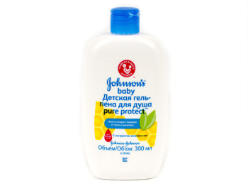 Гель-пенка для душа Johnson's Baby "Pure Protect" 300мл