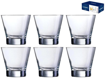 Склянка Luminarc Shetland, скло, 320мл, колір прозорий (ціна за набір 6шт)