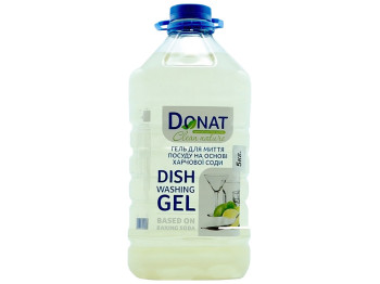 Гель для миття посуду Donat Clean, на основі харчової соди, 5л