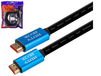 Кабель HDMI- HDMI 2.0V 5m 4K, Чёрный