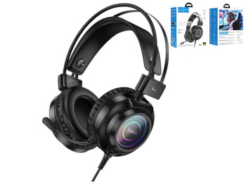 Ігрові навушники Hoco W110 Resource, чорний