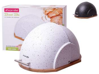 Хлебница из бамбука и пластика Kamille 38,5х26,5х20см