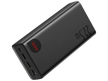 Power Bank Baseus Adaman Digital Display Fast Charge 22.5W 40000 mAh (PPAD020101) Черный