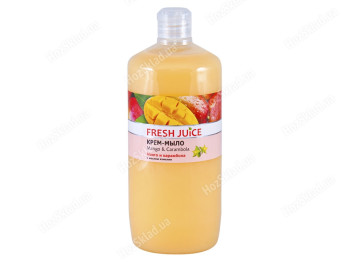 Крем-мыло жидкое Fresh Juice Mango & Carambola манго и карамбола 1000мл