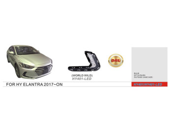 Противотуманные фары DLAA для Hyundai Elantra 2006-2011, 12V, 27W, лампа H27, комплект