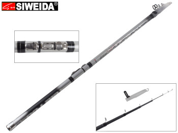Вудка Siweida "Smart" композит, 7 кілець, 6-секційна 6м 5-25г