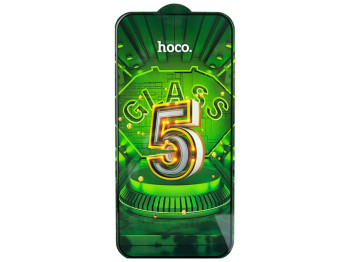 Захисне скло Hoco G12 5D for Apple Iphone 14 Pro Max 25 шт Колір Чорний