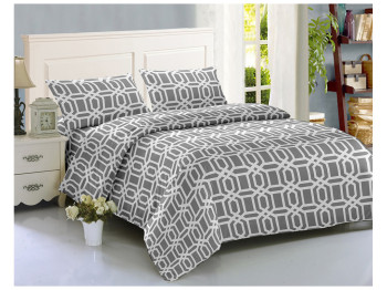 Комплект постельного белья Soho Двуспальный Geometria Grey, 180х220см, 6900069908702