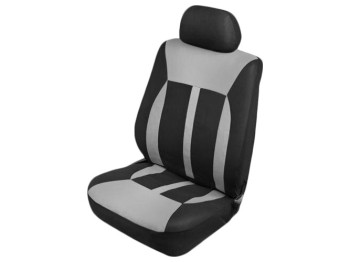 Набор чехлов VSC-38261P-11 "Polyester" полный комплект (цена за набор 11шт) черно-серый