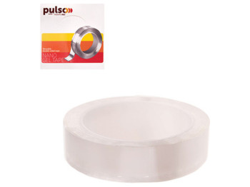 Многоразовая двухсторонняя скотч-лента Pulso, NGT-3301, 3м x 30x1мм