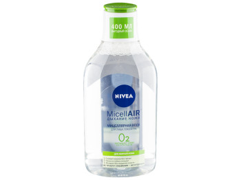 Мицеллярная вода Nivea MicellAIR "Дыхание кожи" матирующая, для жирной кожи кожи 400мл
