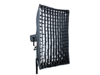 Софтбокс SB01-A1, 60x90мм, с сотами, цвет черный