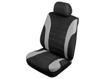 Набор чехлов VSC-38260P-6 "Polyester" передний (цена за набор 6шт) черно-серый