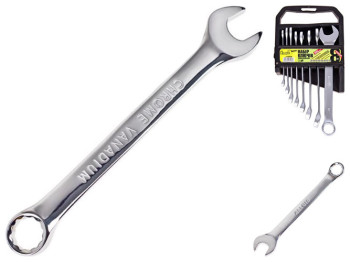 Набор ключей комбинированных Alloid, 8-19мм (цена за набор 8 предметов)
