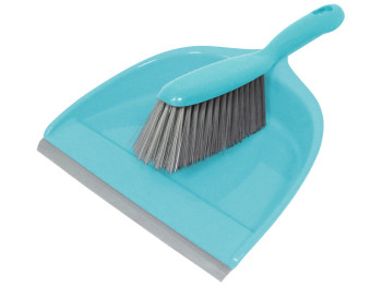 Совок с щеткой Idea Home Blue, 23х33см, 6900070439493