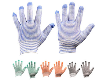 Рукавички трикотажні стрейч, бавовна та поліестер (ціна за 1шт)