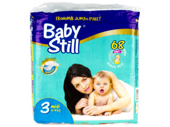 Підгузки дитячі "BABY STILL" розмір 3 midi 68 шт