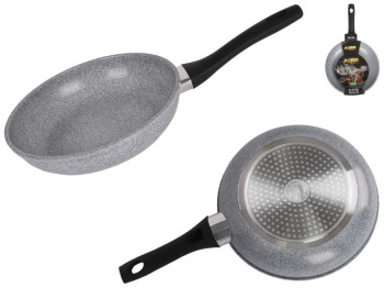 Сковорода без кришки з антипригарним гранітним покриттям, 24см