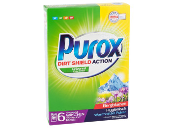 Пральний порошок для всіх типів білизни Purox Universal Bergblumen, 420 г