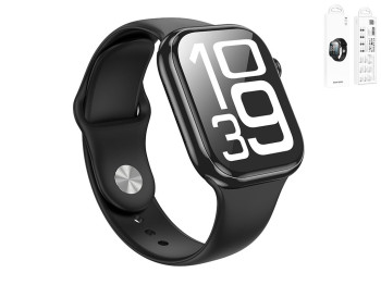 Смарт-годинник Hoco Y30 smart sports watch, дисплей 2 дюйми, Bluetooth 5.0, IP67, колір чорний