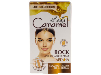 Віск для епіляції обличчя Lady Caramel "Аргана" 12 смуг