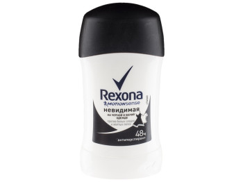 Антиперспирант-карандаш Rexona Motionsense "Невидимая на черной и белой одежде" 48ч 40мл