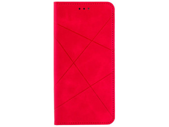 Чохол книжка Business Leather для Xiaomi Redmi Note 10S Колір Малиновий