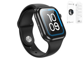 Смарт годинник Borofone BD12, 2.01 дюйма, Bluetooth 5.0, 190mAh, спортивний режим, колір чорний
