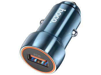 Автомобільний зарядний пристрій Hoco Z46 18W QC3.0 Колір Сапфірово-синій