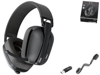 Игровые Наушники Fantech WHG03 Studio, 3 мodes (Wired, BT, 2.4Ghz) Цвет Черный