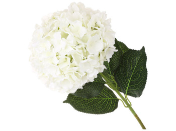 Гілка гортензії декоративна, колір-білий, 92см