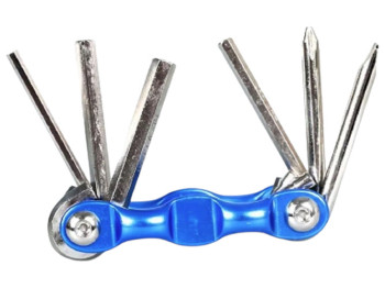 Мультитул для велосипеда 6в1, 8,5х3,5см