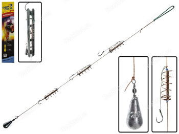 Монтаж рыболовный Супер снасть Убийца карася на мотовиле 46см 25г