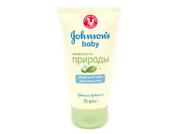 Крем детский Johnson's Baby "Нежность природы" защитный для прогулок 75мл