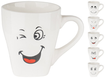 Чашка керамическая Эмоция 8см 260мл