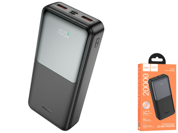 Универсальная мобильная батарея Power Bank Hoco J136A Sirui 22.5W+PD20W 20000mAh, цвет черный